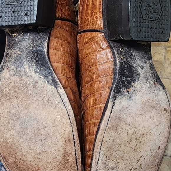 Tony Lama Caimen Western Men's 11 D boots - Picture 3 of 4